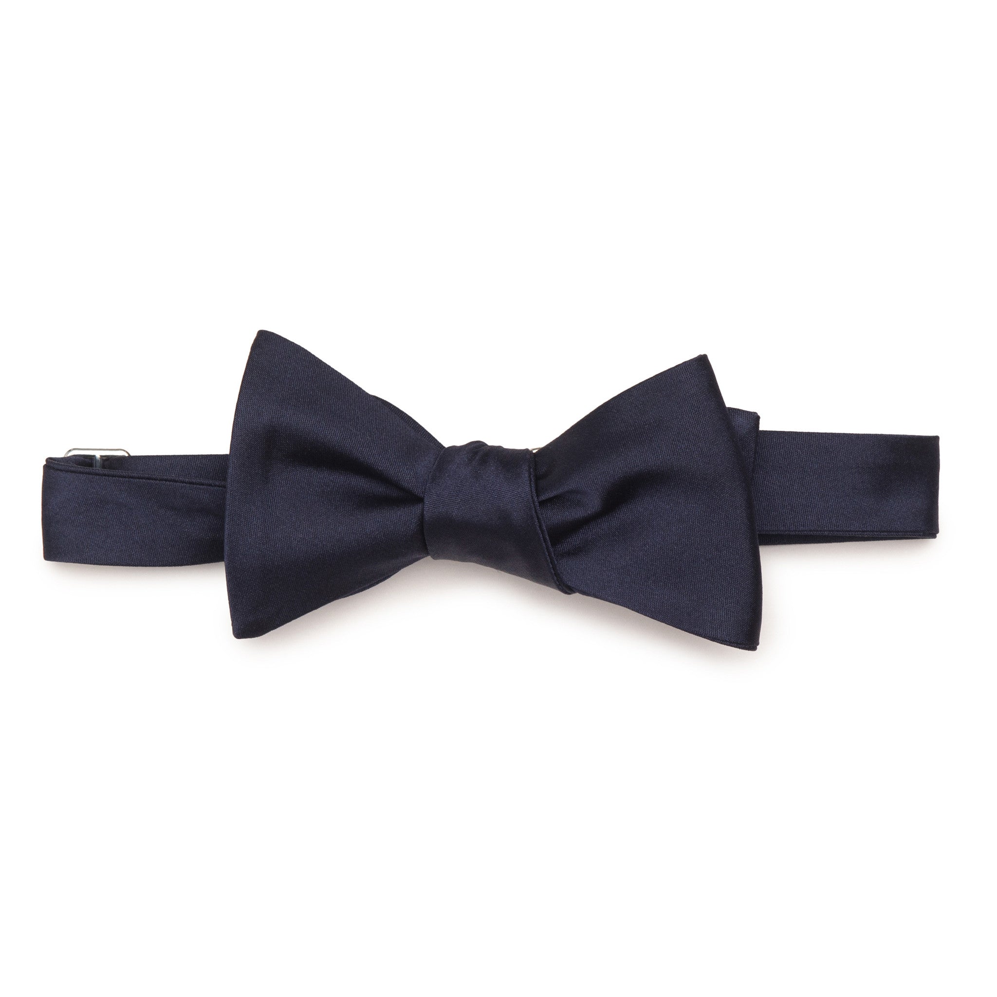 Silk Bow Tie - Midnight Blue