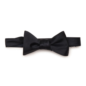 Silk Bow Tie - Black