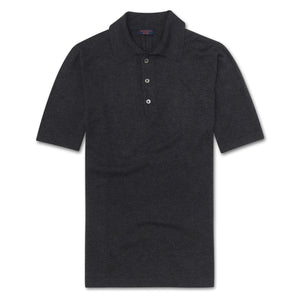 Short Sleeve Polo - Charcoal Grey