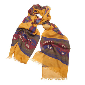 Around the World Scarf - Yellow