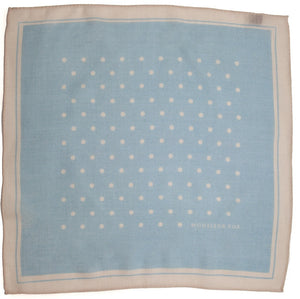 Polka Dot Square - Light Blue