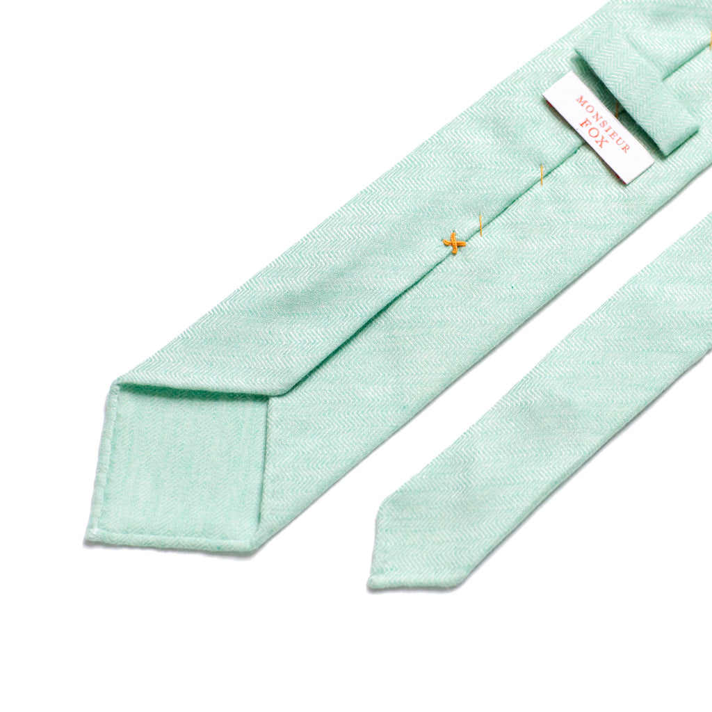 Mint Green Cashmere Tie
