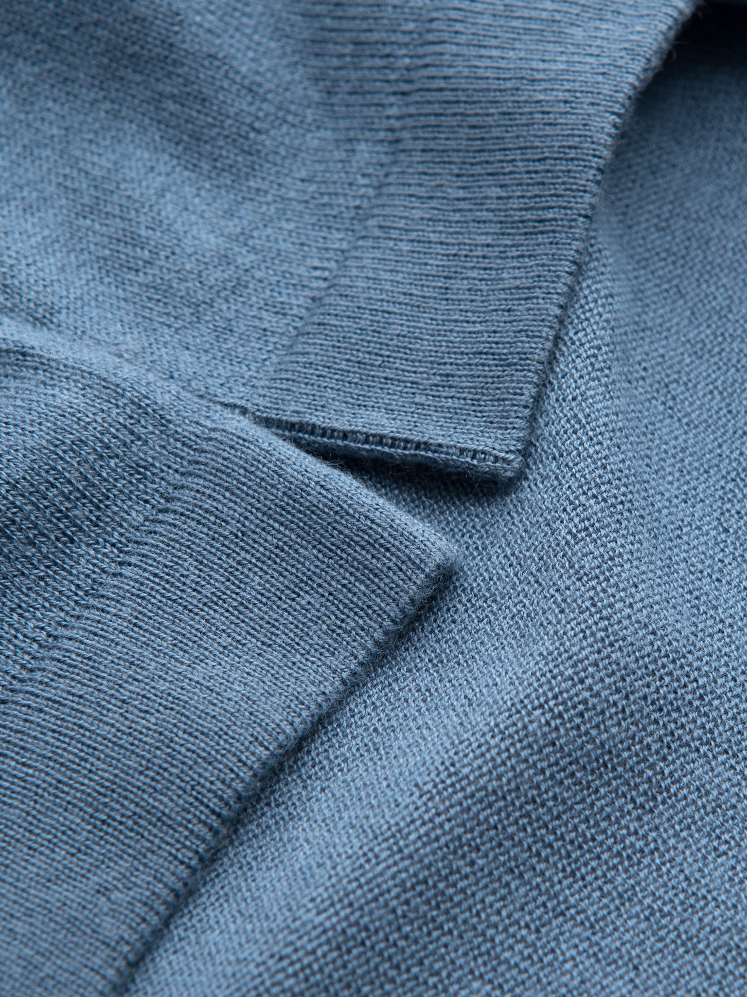 Short Sleeve Polo - Denim